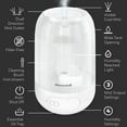 thumbnail image 6 of Honeywell Ultra Plus Cool Mist Humidifier for Large Rooms, 500 sq. ft, White, HUL565W, 6 of 10