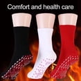thumbnail image 3 of 1 Pair Winter Heated Socks Particle Sole Massage Promote Circulation Self-heating Socks Mid-tube High Elasticity Warm Slipper Socks, 3 of 8
