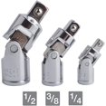 thumbnail image 2 of Lishi Universal Joint Socket Set - Adaptateur Pivotant 3 Pièces pour Moteur CR-V, Finition Chromée, Argent, 2 of 5