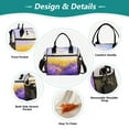 thumbnail image 3 of Lavender Clouds Wheat Cooler Bag Lunch Bag Soft Cooler Cooling Tote Insulated Lunch Box for Adult Men Women, 3 of 6