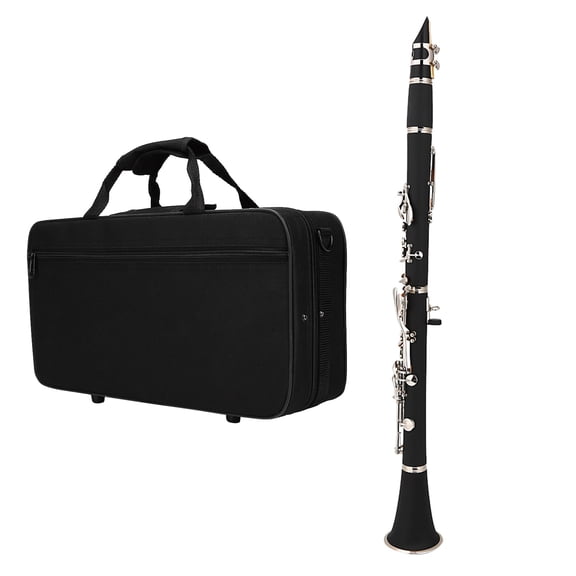 Clarinet§bakelite Clarinet§17 Key Clarinet§descending B Tone Clarinet§woodwind Instrument§musical Instrument 17 Key Descending B Tone Bakelite Clarinet With Reeds Cleaning