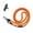 Dark Orange, variant on Heavy Duty Neck Lanyard Keychain For Outdoor, Key Ring. Holds Id, Camera, Wallet & Keys. Fits Men & Women