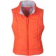 thumbnail image 1 of Aeropostale Womens Solid Chevron Zip Up Puffer Vest, Naranja, XS Aeropostale Chaleco acolchado, 1 of 1