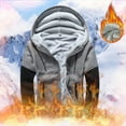 thumbnail image 5 of BadyminCSL Men Plus Size Sherpa Lined Fleece Hoodie Jacket Zipper Hooded Winter Fuzzy Sherpa Lined Camouflage Jackets, 5 of 6