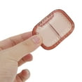 thumbnail image 5 of Unique Bargains 1 Pc Pill Case 2 Grid Mini Pill Box Clear Coffee Color, 5 of 6