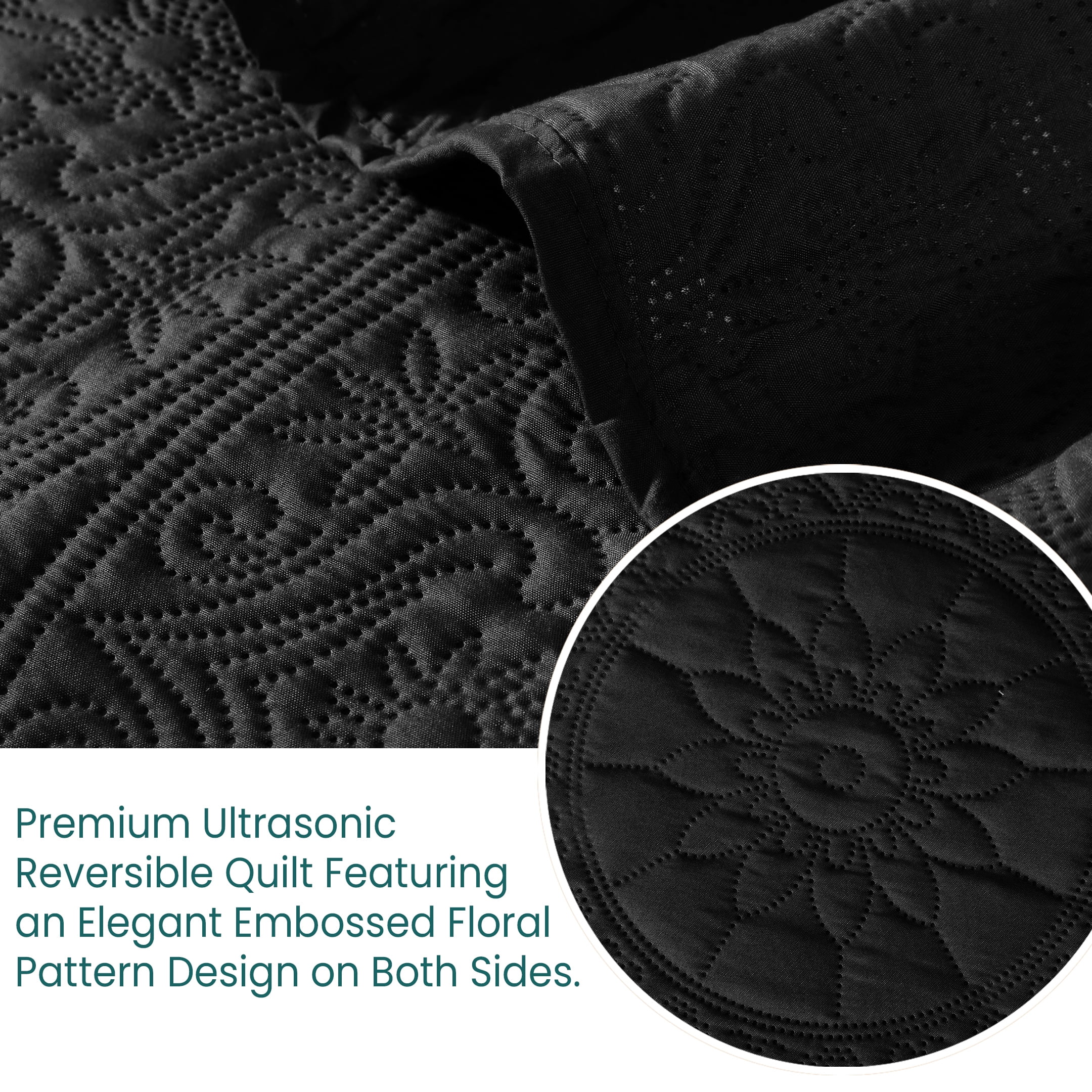 Twin Quilt Set - Lightweight Summer Bedspread Bedding Set for All Season, 2 Piece (1 Quilt, 1 Pillow Sham)