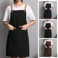 thumbnail image 2 of Cuisson Apron Réglable Sangle Porter Tissu Résistant Facile à Porter des Poches de Chef Professionnel Apron pour la Maison, 2 of 8