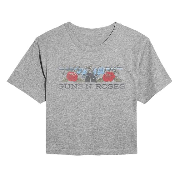 Guns N' Roses - Logo - Juniors Cropped Graphic T-Shirt