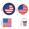 thumbnail image 2 of Fall Decor Flag Patriotic Party Supplies Disposable Napkin Plates And Paper Cups For Veterans Day Election Day Fourth Of July Independence Day Decoration, 2 of 3