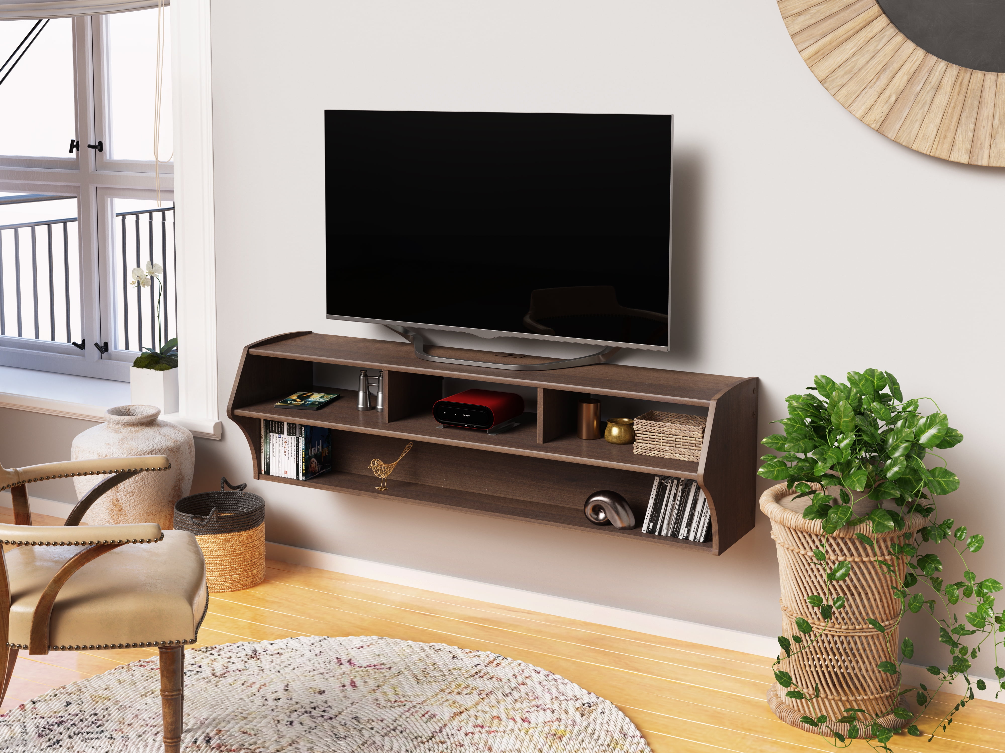 Altus floating 2024 tv stand