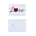 thumbnail image 2 of YiBai Love Blessing Greeting Card And Envelop Can Love Heart Shape Folded Card Through The Blessing Of Love Valentine's Day And Other Festivals, C, 2 of 6
