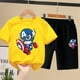 thumbnail image 1 of Spiderman Baby Boys Ropa Camisetas Conjuntos Verano Dibujos animados Mickey Mouse Camisetas Pantalones cortos Trajes deportivos Ropa para niños Traje 2-13y7-8T (Etiqueta 140) Gao Jinjia LED, 1 of 2
