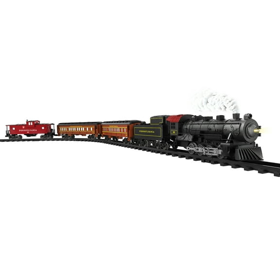 Lionel Pennsylvania Flyer Battery Operated O Gauge Train Set with Remote, Water Vapor, and Accessories