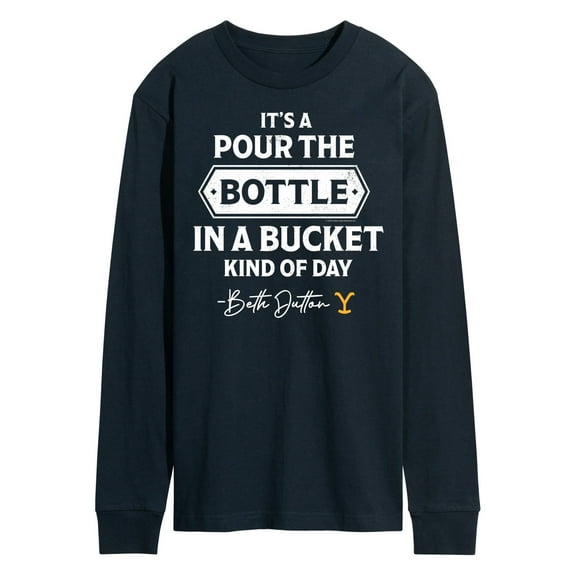 Yellowstone - Bottle In Bucket Day - Men's Long Sleeve T-Shirt