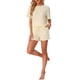 thumbnail image 2 of Conjunto de Pijamas para Mujeres INSPIRE CHIC, Conjunto de Lounge de Media Manga, Pantalones Cortos, Set de Ropa de Dormir de 2 Piezas con Bolsillos XS Beige, 2 of 6