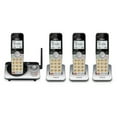 thumbnail image 1 of Remis à Neuf (Excellent) - VTech Téléphone Sans Fil à Portée Étendue 4 Combinés DECT 6.0 avec Répondeur, CS5229-4 (Argent/noir), 1 of 2