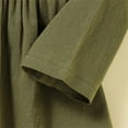 thumbnail image 2 of Vedolay Maxi Dress Elegant Girls' Special Occasion Dress Princess Dresses,Army Green 18-24 Months, 2 of 5
