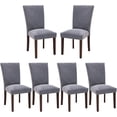 thumbnail image 5 of Dining Chairs Set of Parsons Style Linen   Chairs with  Back  for Round Kitchen Table or Small Dining Room Comfortable &; Stylish, 5 of 6