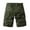 c01Green, variant on USNSM Men's Lightweight Multi Pocket Cotton Casual Cargo Shorts Outdoor Twill Camo Shorts with Zipper Pockets Green L
