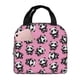 thumbnail image 1 of Fotbe Cute Panda Bolsa Térmica con Estampado y Forro de Aluminio Grueso Bolsa de Almuerzo con Bolsillo Frontal para Hombres y Mujeres, Ideal para Trabajo, Escuela, 1 of 8