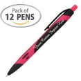 thumbnail image 2 of Your Name Custom Printed on our Bentley Rubberized Two-Tone Soft Touch Ballpoint Pen a stylish, premium pen, black ink, medium point. Box of 12 - PERSONALIZED FREE, 2 of 3