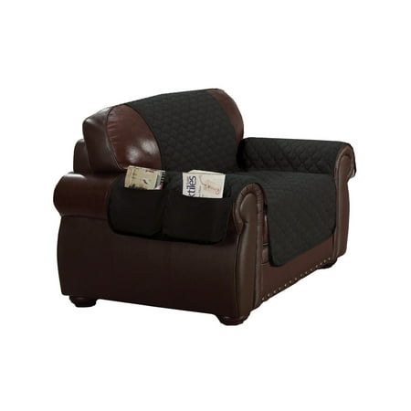Duck River Textiles Reynold Reversible Water Resistant Chair Cover Duck River Textiles Reynold Reversible Water Resistant Chair Cover In Silver