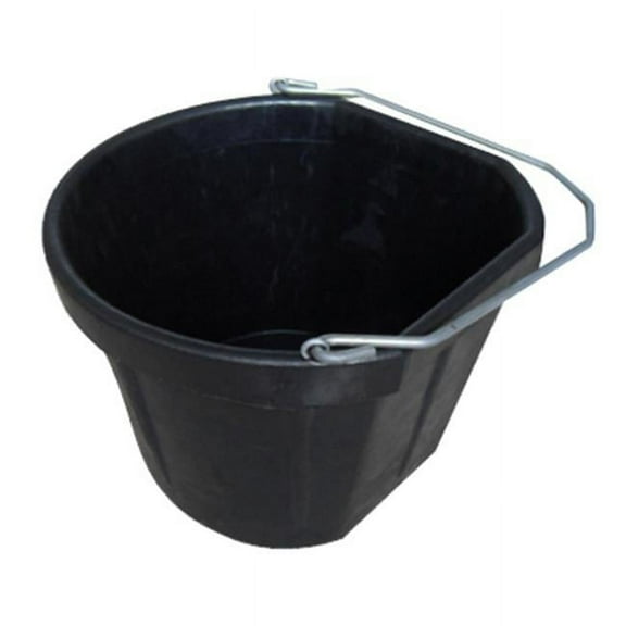 MR20QR-CRNBUCK-BLK 20 Quart Rubber Corner Bucket