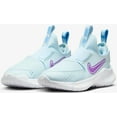 thumbnail image 5 of Nike Flex Runner 3 Little Kids' Shoes Color: Glacier Blue/University Blue/Chlorophyll/Hyper Violet Size: 13C, 5 of 8