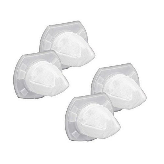 4 Black & Decker Hand Vac Washable Filter Dust Cup VF110 90558113 Fits VacuumModels Lithium CHV1210 CHV1410 CHV1510 CHV9610 905581-13