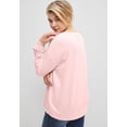 thumbnail image 2 of Ellos Plus Size French Terry Blouson Sleeve Sweatshirt Tunic, 2 of 6