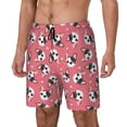 thumbnail image 2 of Uemuo French Bulldog Face Pattern Mens Swim Trunks Quick Dry Board Shorts with Mesh Lining, Stretch Beach Shorts Quick Dry No-Chafing Board Shorts-XX-Large, 2 of 9