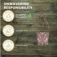 thumbnail image 4 of Signare Tapestry Small Crossbody Bag Sling Bag for Women with Flower and Bird William Morris Strawberry Thief Red Design (SLING -STRD), 4 of 4