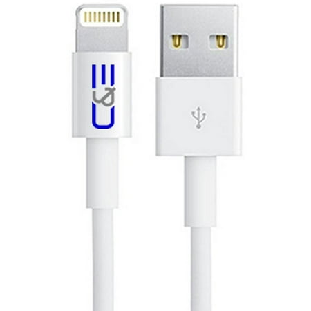 Apple MFI Certified 8P Lightning to USB Cable 3.28-Feet with Retina Display - Data Cable - Retail Packaging - (Best Way To Display Data)