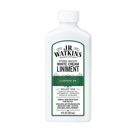 J.R. Watkins White Cream Liniment, 11 Oz Bottle (Best Liniment For Tendonitis)