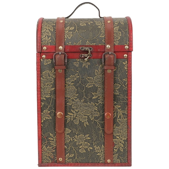 Retro Wood Wine Bottle Box Rustic Wine Gift Box Wine Gift Wrapping Wooden Wine Box