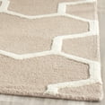 thumbnail image 3 of SAFAVIEH Cambridge Joshua Geometric Wool Area Rug, Beige/Ivory, 9' x 12', 3 of 7