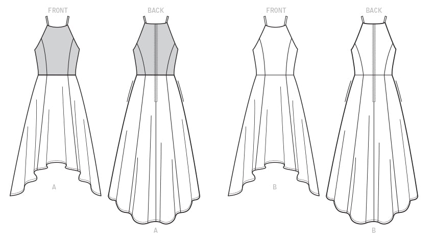 High Low Dress Pattern