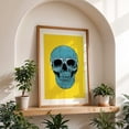thumbnail image 5 of Blue skull - Illustration Skull Pop Art Modern Art Surrealism Halloween Humor Unframed Wall Art Print 5 x 7 inches, 5 of 60