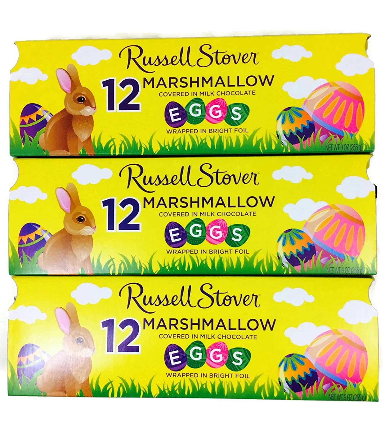 Russell Stover Russell Stover Marshmallow Eggs, 12 ea Pack of 3