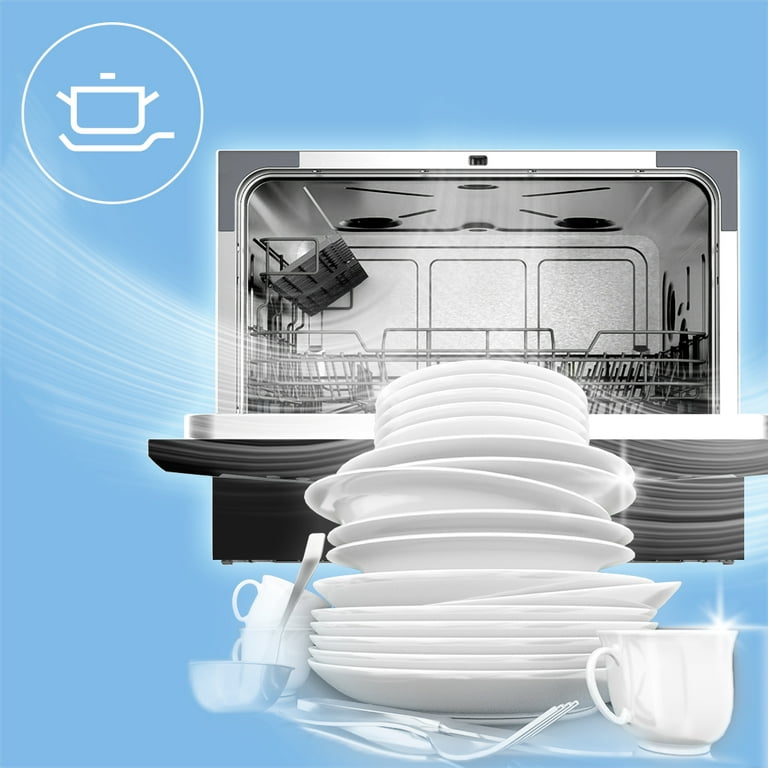 COMFEE' Portable Dishwasher Countertop, Mini Dishwasher with 5L