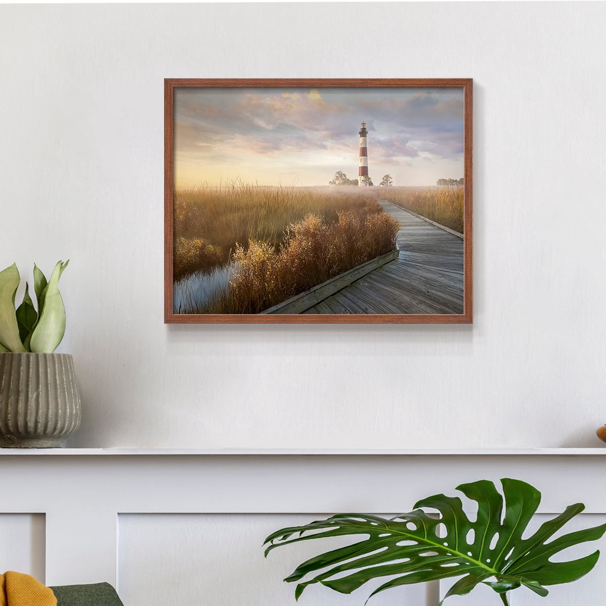 Private Path I by Mike Calascibetta - Restickable Framed Giclée Print