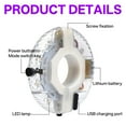 thumbnail image 6 of Rechargeable Bike Wheel Lights,Smart Motion Sensor Spoke Lights,Waterproof LED Rim Lights,Easy Install Bicycle Lights for Night Riding Safety,Bike Accessories for Mountain Bike, 6 of 7