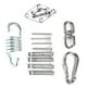 thumbnail image 1 of Hammock Hanging Chair Buckle Screw Accessory Kit Spring Swivel Snap Hook Mount, 1 of 8
