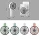 thumbnail image 2 of Ventilador recargable USB Verano Cooler Mini ventilador eléctrico portátil con 5 aspas y 3 velocidades Herramienta de enfriamiento de verano, rosa Speravity HA8629-04B, 2 of 6