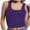 Purple, variant on Womens Tank Tops Scoop Neck Sleeveless Top Casual Basic Slim Fitted Knit Cami Tee Shirts