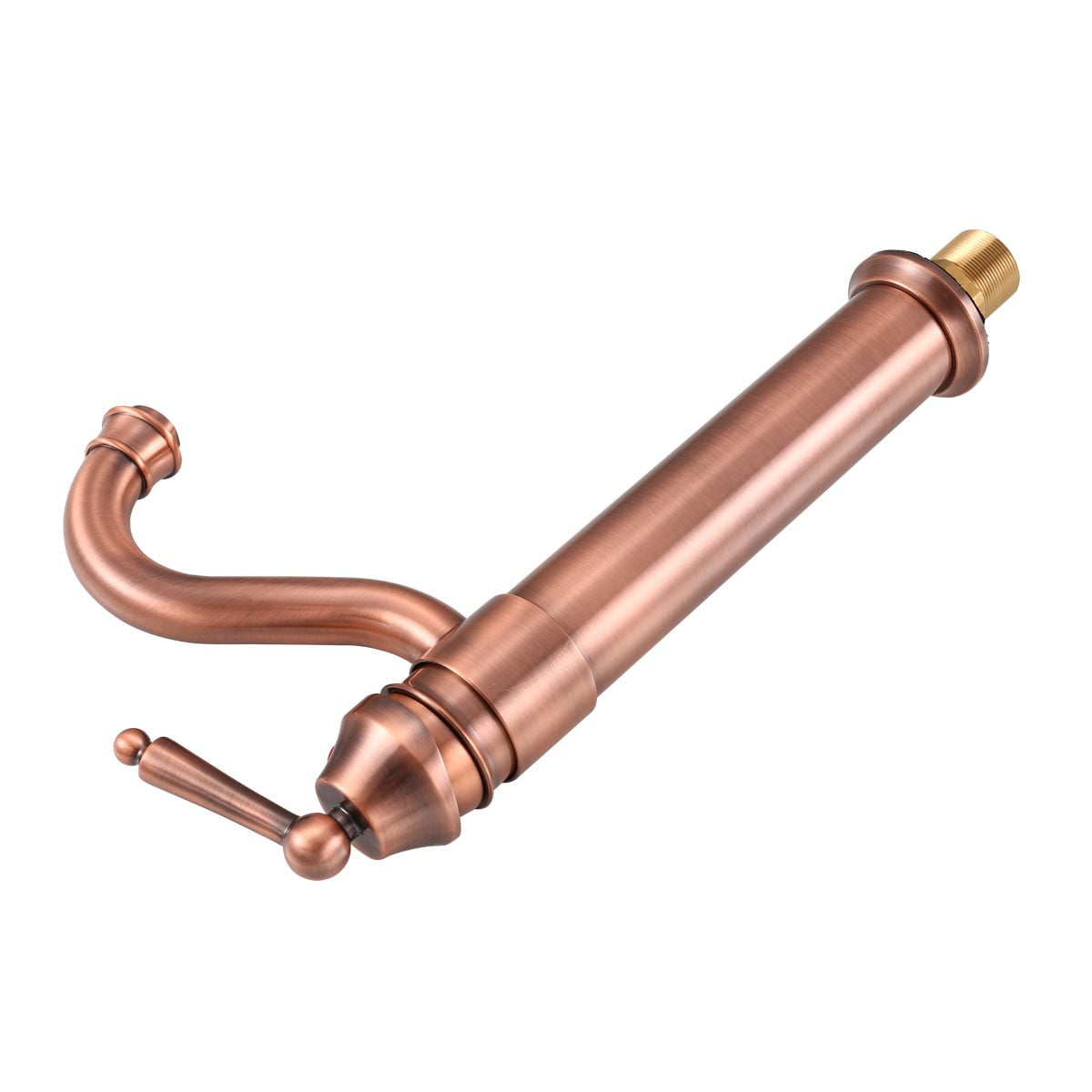 Antique Copper Bathroom Faucets 11.75" H Solid Brass Bathroom Sink Tap w/Supply Lines| Renovators Supply
