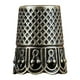 thumbnail image 3 of Dedal de costura, protector de dedos resistente para coser, estilo vintage Bronce, 3 of 9