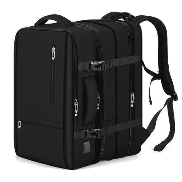 Mochila Lulumm Aviator para Viaje Expandible, Porta Laptop de 18 Pulgadas, Backpack Impermeable con Puerto USB, Capacidad 40L, Múltiples Compartimientos, Porta Lentes, Bolsa Ropa Mojada