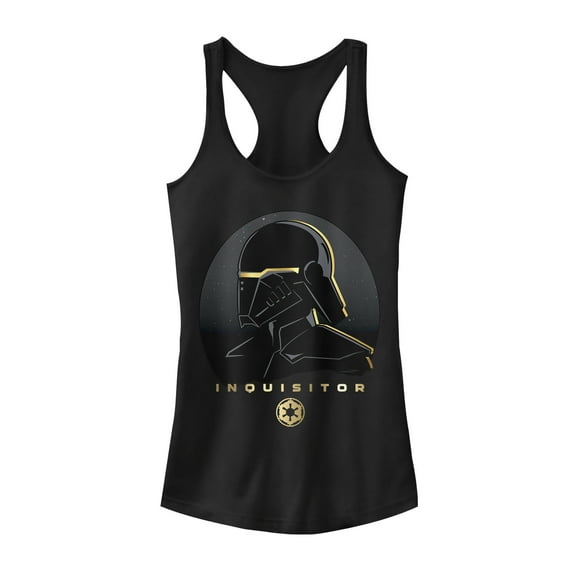 Junior's Star Wars Jedi: Fallen Order Empire's Inquisitor Racerback Tank Top Black X Large