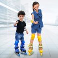 thumbnail image 2 of Adjustable Inline Skates avec Roues Lumineuses pour Enfants et Adultes Intérieur Extérieur Fitness Inline Skates, 2 of 7